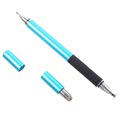 Stylish 3-in-1 Multifunctional Stylus Pen & Ballpoint Pen - Light Blue