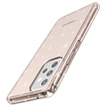 Stylish Glitter Series Samsung Galaxy A53 5G Hybrid Case - Gold