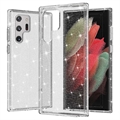 Samsung Galaxy S22 Ultra 5G Stylish Glitter Series Hybrid Case - Transparent