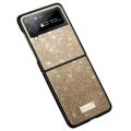 Sulada Celebrity Series Samsung Galaxy Z Flip4 5G Hybrid Case - Gold