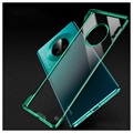 Sulada Plating Frameless Huawei Mate 30 Cover - Green / Transparent