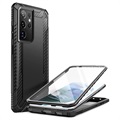 Supcase Clayco Xenon Samsung Galaxy S21 Ultra 5G Hybrid Case - Black
