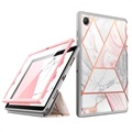 Supcase Cosmo Samsung Galaxy Tab A8 10.5 (2021) Folio Case - Pink Marble