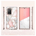 Supcase Cosmo Samsung Galaxy Note20 Ultra Hybrid Case - Pink Marble