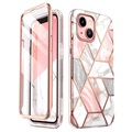 Supcase Cosmo iPhone 13 Hybrid Case - Pink Marble
