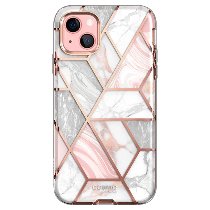 Supcase Cosmo Iphone 13 Hybrid Case Pink Marble