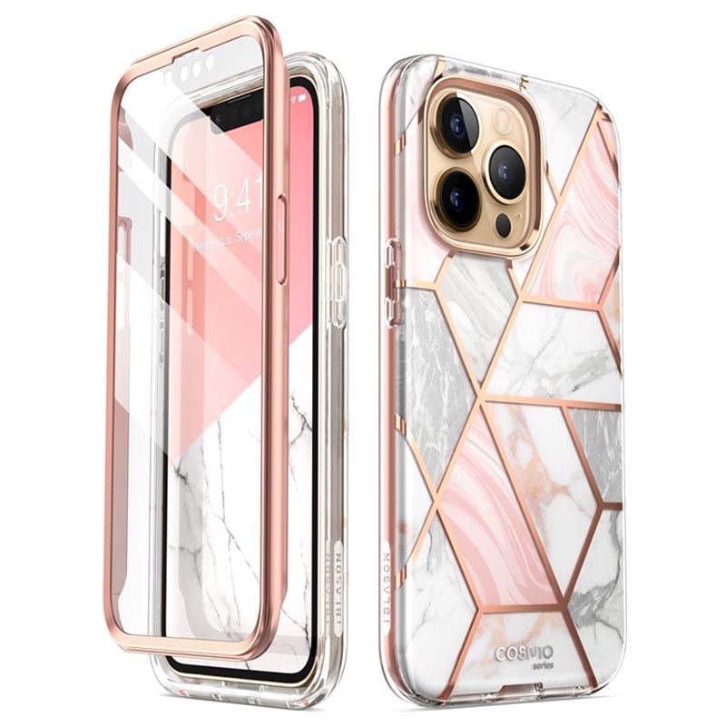 Supcase Cosmo Iphone 13 Pro Max Hybrid Case Pink Marble