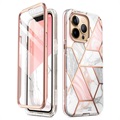 Supcase Cosmo iPhone 13 Pro Max Hybrid Case - Pink Marble