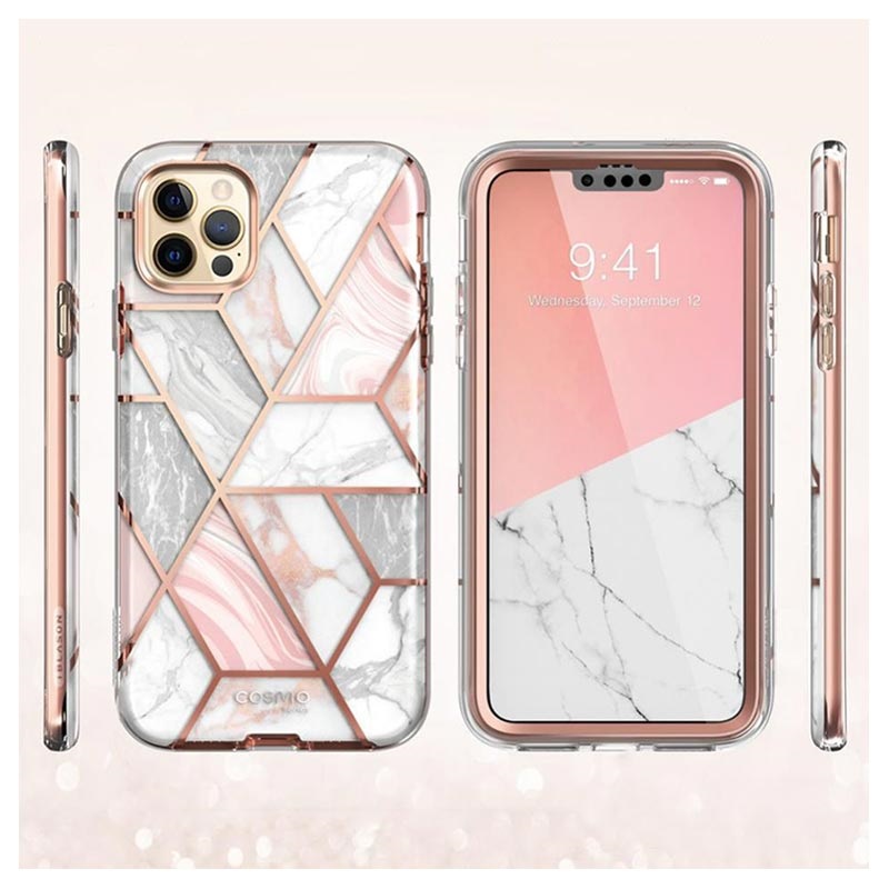 Supcase Cosmo Iphone 13 Pro Max Hybrid Case Pink Marble