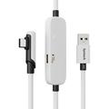 Syntech M32C1-5 5m VR Link Charging Cable for Meta Quest 3S/3/2 - White