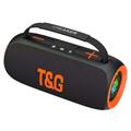T&G TG484 Portable Bluetooth Speaker 30W with RGB Lights - Black