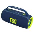 T&G TG484 Portable Bluetooth Speaker 30W with RGB Lights - Blue
