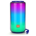 T&G TG639 Stereo Bluetooth Speaker with RGB Lights - Blue