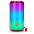 T&G TG639 Stereo Bluetooth Speaker with RGB Lights - Red