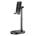 T19 Adjustable Phone/Tablet Holder for Office, Video Watching and Live Streaming - Black