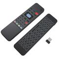 T3-C Wireless Air Mouse Remote Keyboard with 7 Colors Backlight for Smart TV, Android TV Box, PC, HTPC