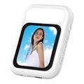 T7 USB-C Wired Magnetic Selfie Screen Mirror with Fill Light - White