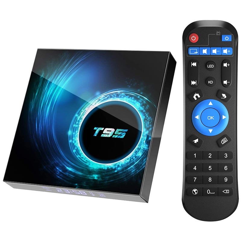 Bel terug schuur geweer T95 Smart 6K Android 10.0 TV Box with Kodi 18.1 - 4GB RAM/64GB ROM