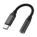 TIANSTON For iPhone 15 Type-C Male to 3.5mm Female Headphone Adapter Audio Cable