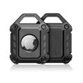 Shockproof Armor Apple AirTag TPU Case - Black
