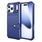 iPhone 17 Pro TPU Case with Card Holder - Blue