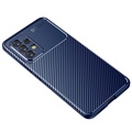 Beetle Carbon Fiber Samsung Galaxy A53 5G Case - Blue