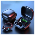 TWS Bluetooth Earphones with LED Charging Case MD03 - Black