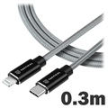 Tactical Fast Rope Charging Cable - USB-C/Lightning - 1m