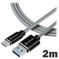 Tactical Fast Rope Charging Cable - USB-A/USB-C - 2m