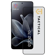 Motorola Edge 70 Tactical Glass Shield 5D Tempered Glass Screen Protector - Black Edge