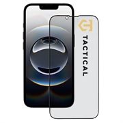 iPhone 13/13 Pro/14/16e/17e Tactical Glass Shield Privacy Stealth 5D Screen Protector - 9H - Black Edge