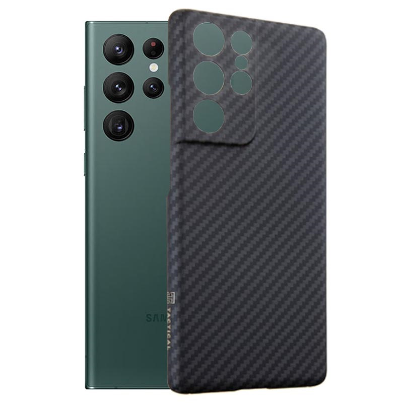 Tactical MagForce Samsung Galaxy S22 Ultra 5G Case Carbon Fiber / Black