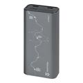Tactical Squad Company 10000mAh Power Bank with Fast Charging - Grey