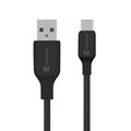 Tactical Stitch Thread USB-A / USB-C Cable - 0.3m, 15W - Black