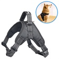 Tailup Adjustable Dog Harness with Hand Strap - M - Black