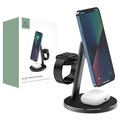 Tech-Protect A9 3-in-1 Magnetic Wireless Charging Stand - Black