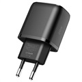 Tech-Protect C20W 2-Port Wall Charger - PD20W, QC3.0 - Black