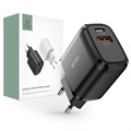 Tech-Protect C20W 2-Port Wall Charger - PD20W, QC3.0 - Black