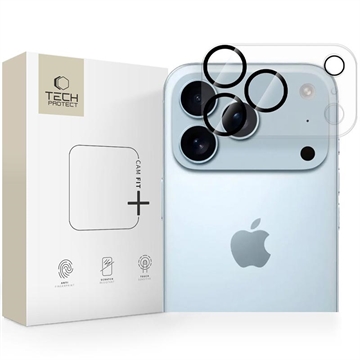 iPhone 17 Pro Max Tech-Protect Cam Fit+ Tempered Glass Camera Protector - Clear