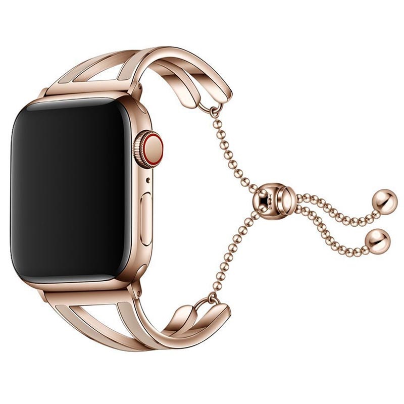 Tech-Protect Chainband Apple Watch Series 7/SE/6/5/4/3/2/1 Strap -  41mm/40mm/38mm - Gold