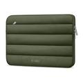 Tech-Protect Fluffy Plush Laptop Sleeve 15"-16" - Army Green