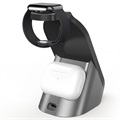 Tech-Protect H18 3-in-1 Wireless Charging Station - 15W - Black
