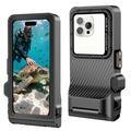 Tech-Protect IPX8 Pro Universal Diving Waterproof Case 4.7-6.9" - Black / Grey
