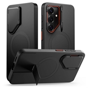 Samsung Galaxy S26 Tech-Protect Kevlar Aura Case - MagSafe Compatible - Black / Orange