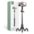 Tech-Protect L07S Bluetooth Selfie Stick w. Flexible Tripod - Black