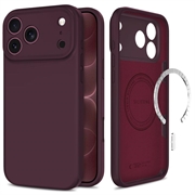 iPhone 17 Pro/18 Pro Tech-Protect Liquid Silicone Case - MagSafe Compatible - Burgundy