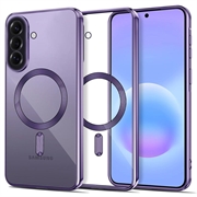 Samsung Galaxy A57 Tech-Protect MagFlex Case - MagSafe Compatible - Clear / Cobalt Violet