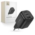 Tech-Protect NCA100W-GaN 3-Port 100W Wall Charger - Black