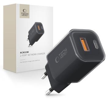 Tech-Protect NCM33W Dual-Port 30W Wall Charger