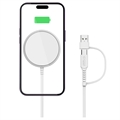 Tech-Protect QI15W-A25 Magnetic Wireless Charger - 15W - White